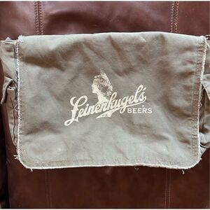 LEINENKUGEL’S Canvas Messenger Bag Maiden Logo